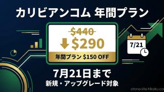 カリビアンコム年間プランの割引キャンペーンバナー