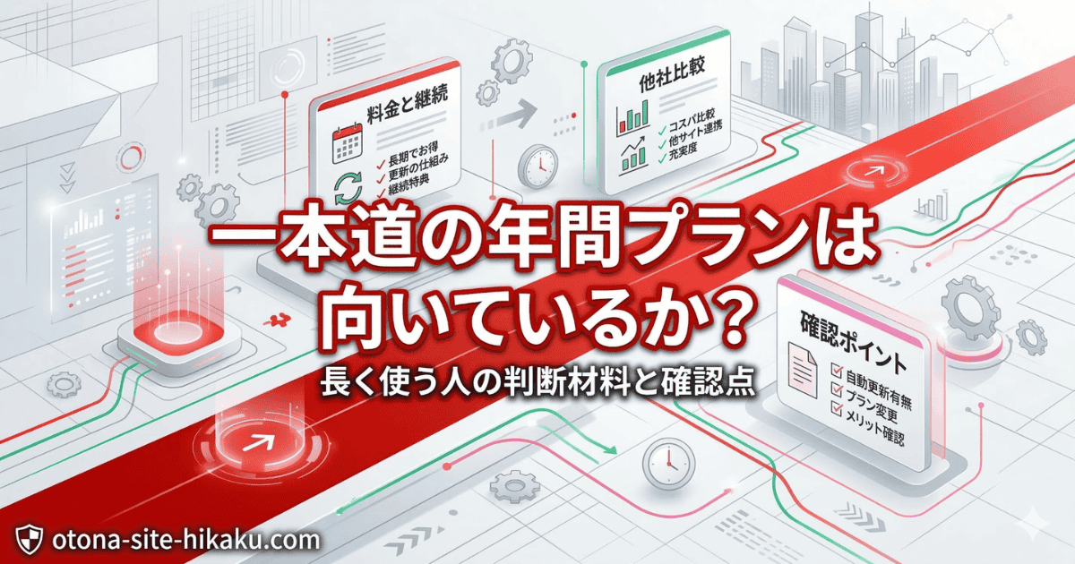サブスクリプションの年間プランを検討する様子を表したデジタル風のイラスト