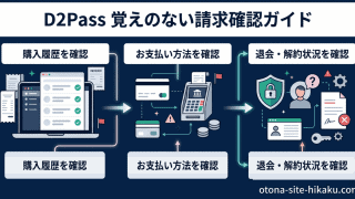 D2Passの身に覚えのない請求を解決するための3ステップ解説図